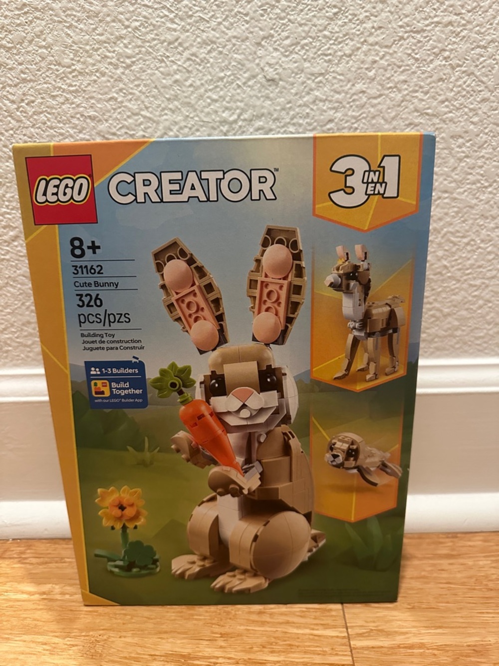 LEGO Creator Bunny Figure in Tan, White & Orange
